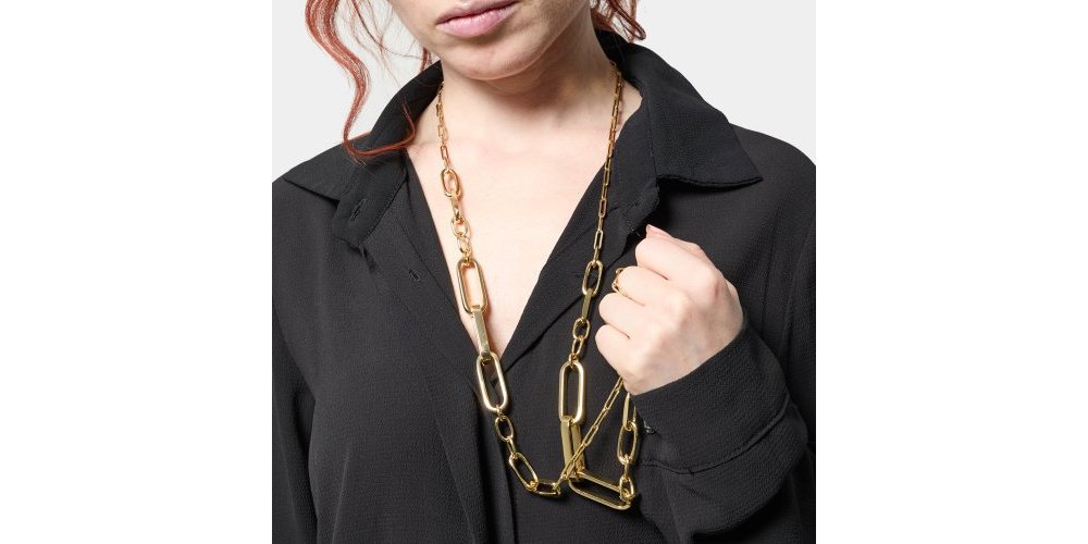 Unoaerre - Collana Catena Lunga - Dorato