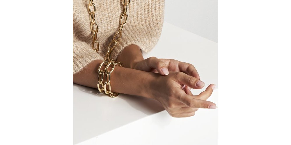 Unoaerre - Bracciale Catena - Dorato - Bronzo