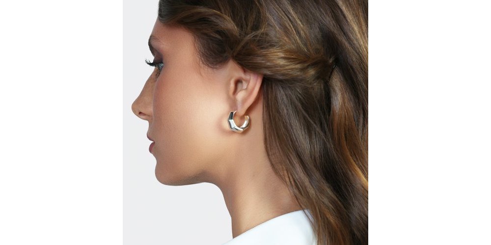 Unoaerre - Orecchini Semi-Cerchio - Argento