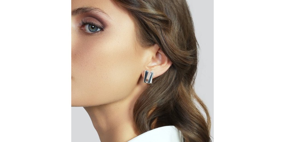 Unoaerre - Orecchini Mini Argentati - Bronzo - Argento