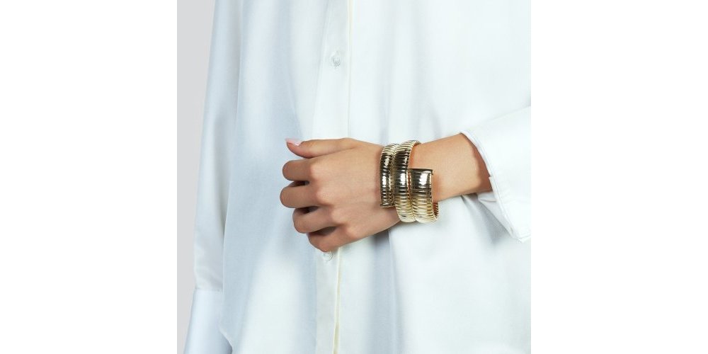 Unoaerre - Bracciale Maxi Tubogas - Bronzo - Dorato
