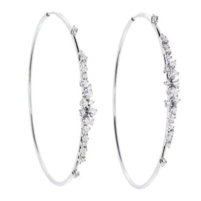 Damiani - Orecchini Mimosa Flexi - Oro Bianco - Diamante