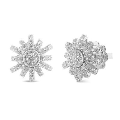 Salvini - Orecchini Sole S - Oro Bianco - Diamante