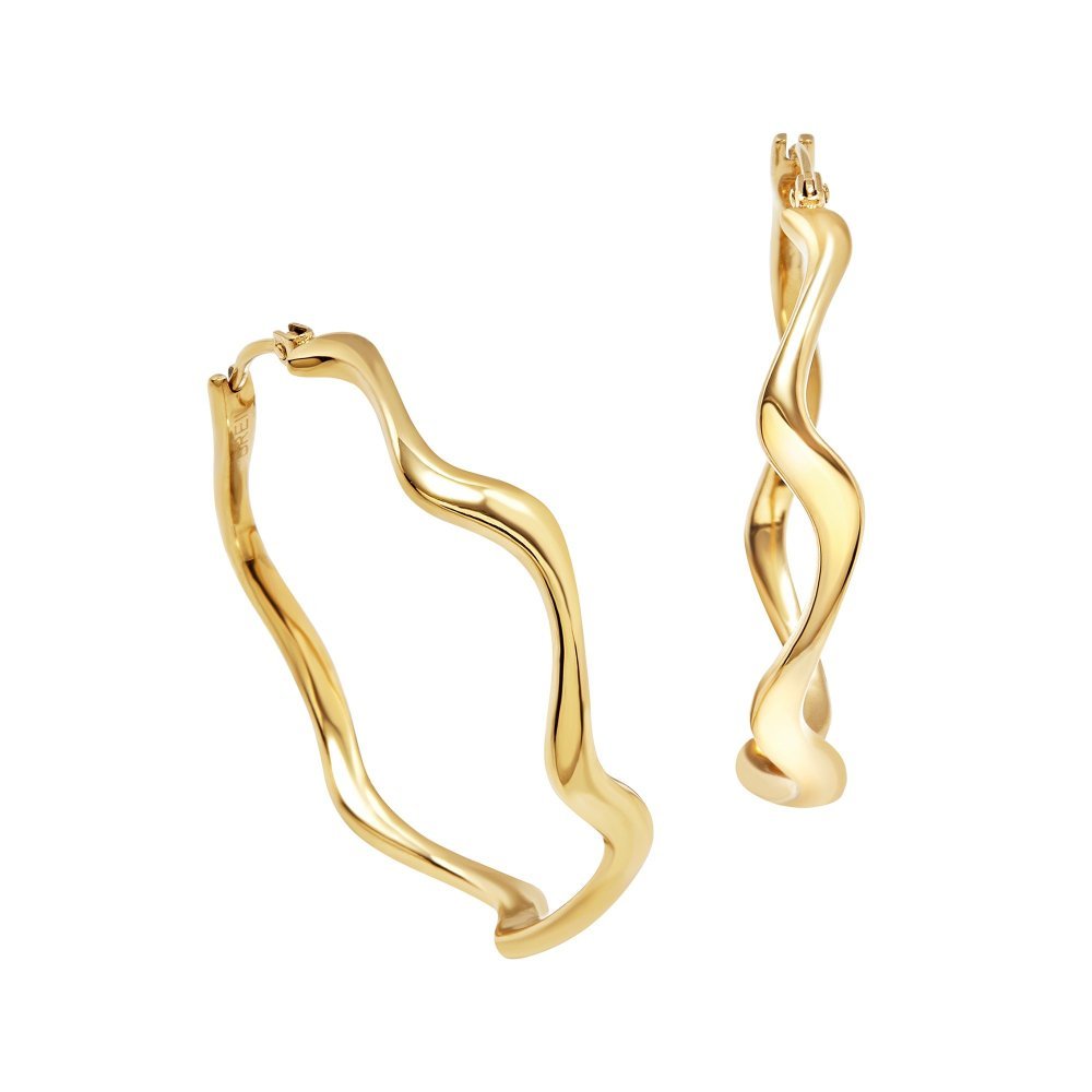 Breil Jewels - Orecchini Zig Zag - Acciaio - Oro