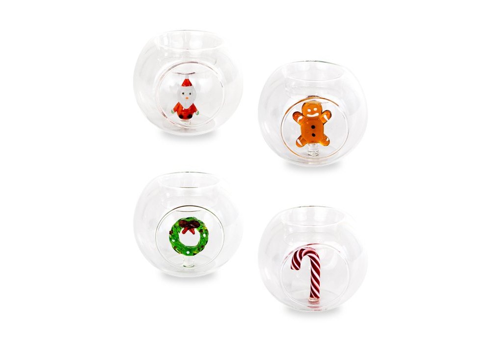 Wd Lifestyle - Porta Tealight Vetro - Colorato