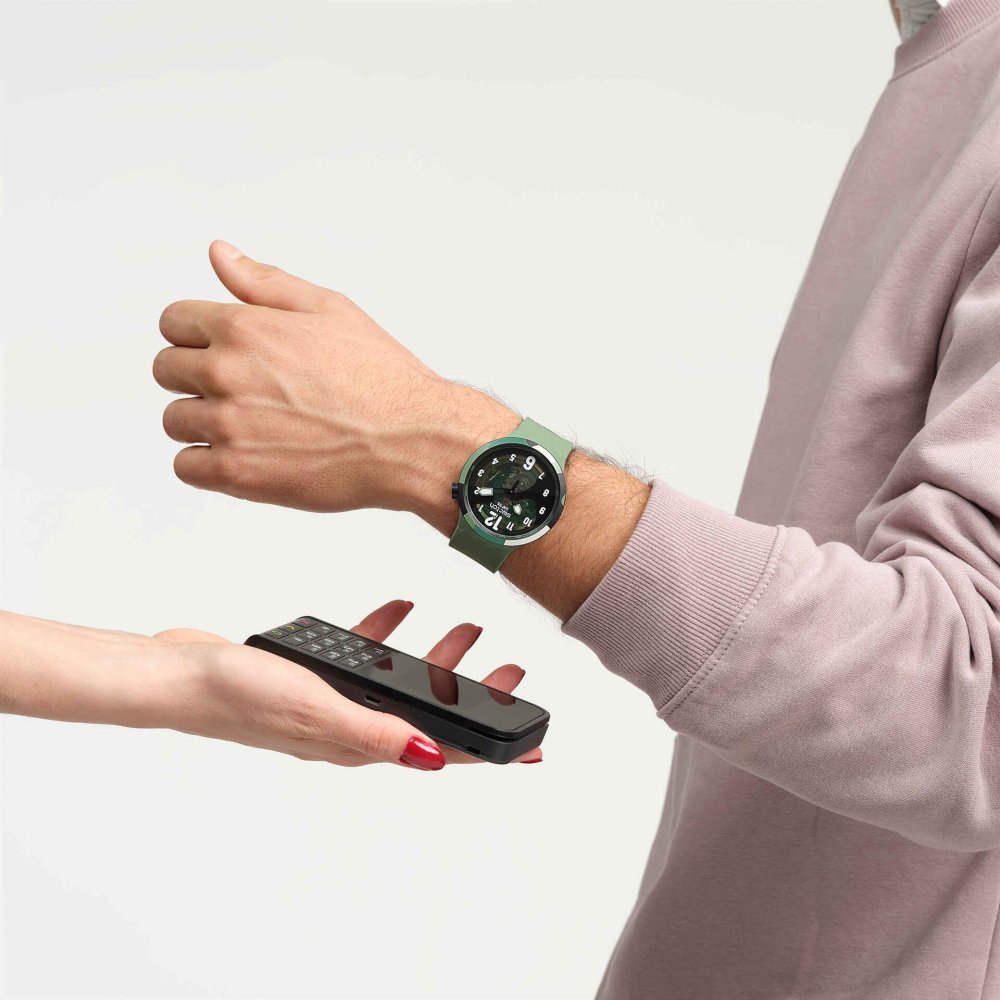 Swatch - Look Right Thru Green Pay - Verde - Silicone