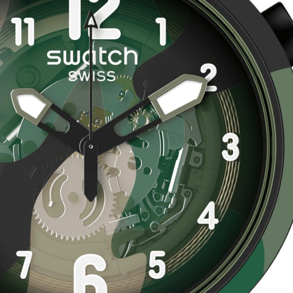 Swatch - Look Right Thru Green Pay - Verde - Silicone