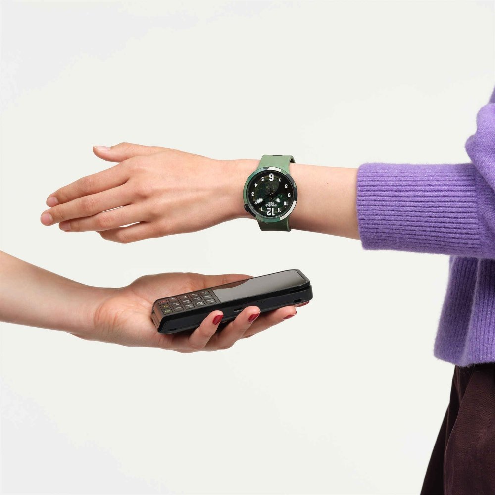 Swatch - Look Right Thru Green Pay - Verde - Silicone