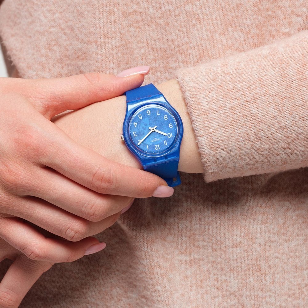 Swatch - Blurry Blue - Silicone - Blu