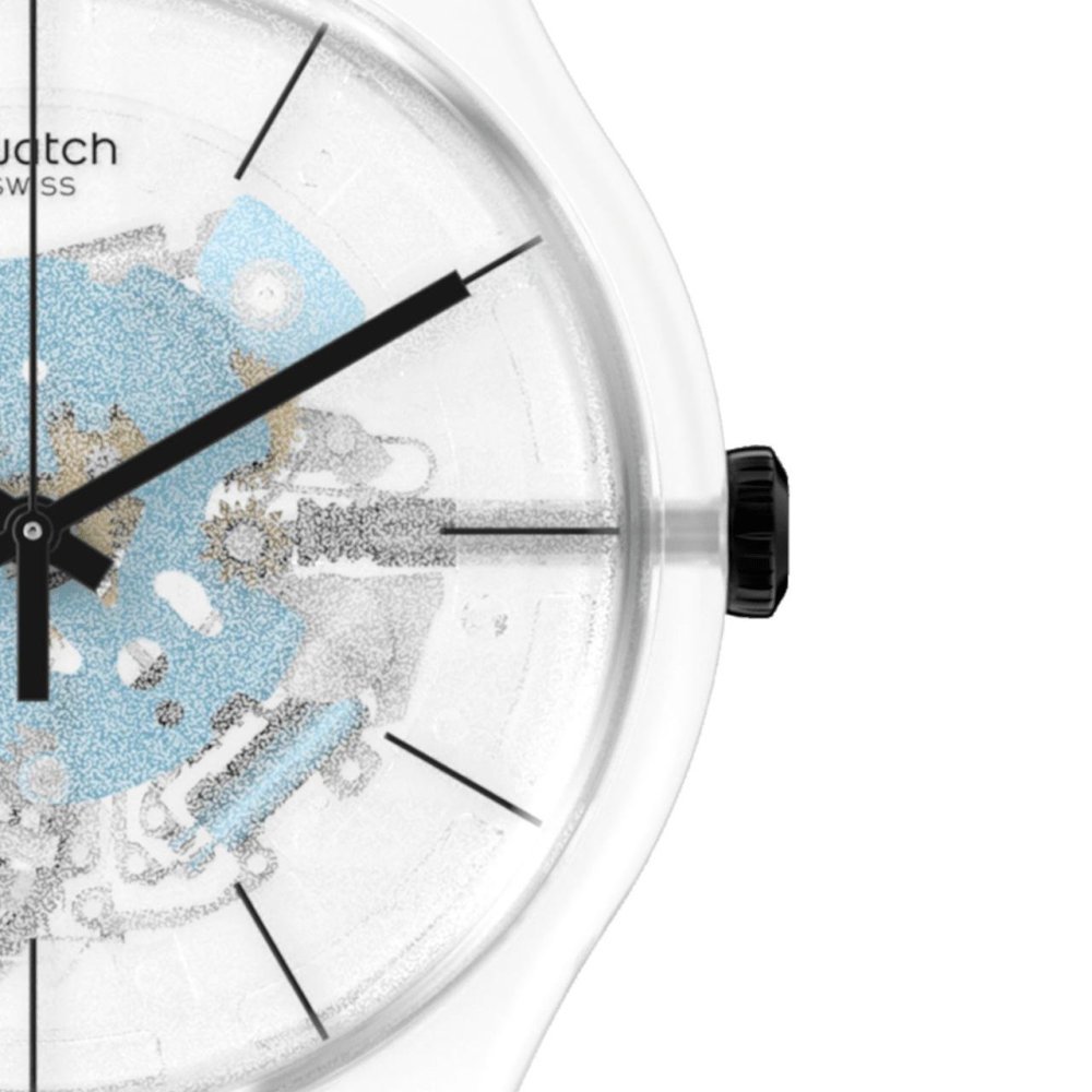 Swatch - Blue Daze Modell - Silicone - Blu