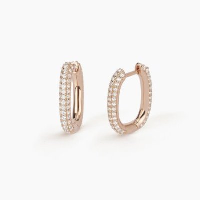 Mabina - Orecchini Couture - Argento - Zirconi