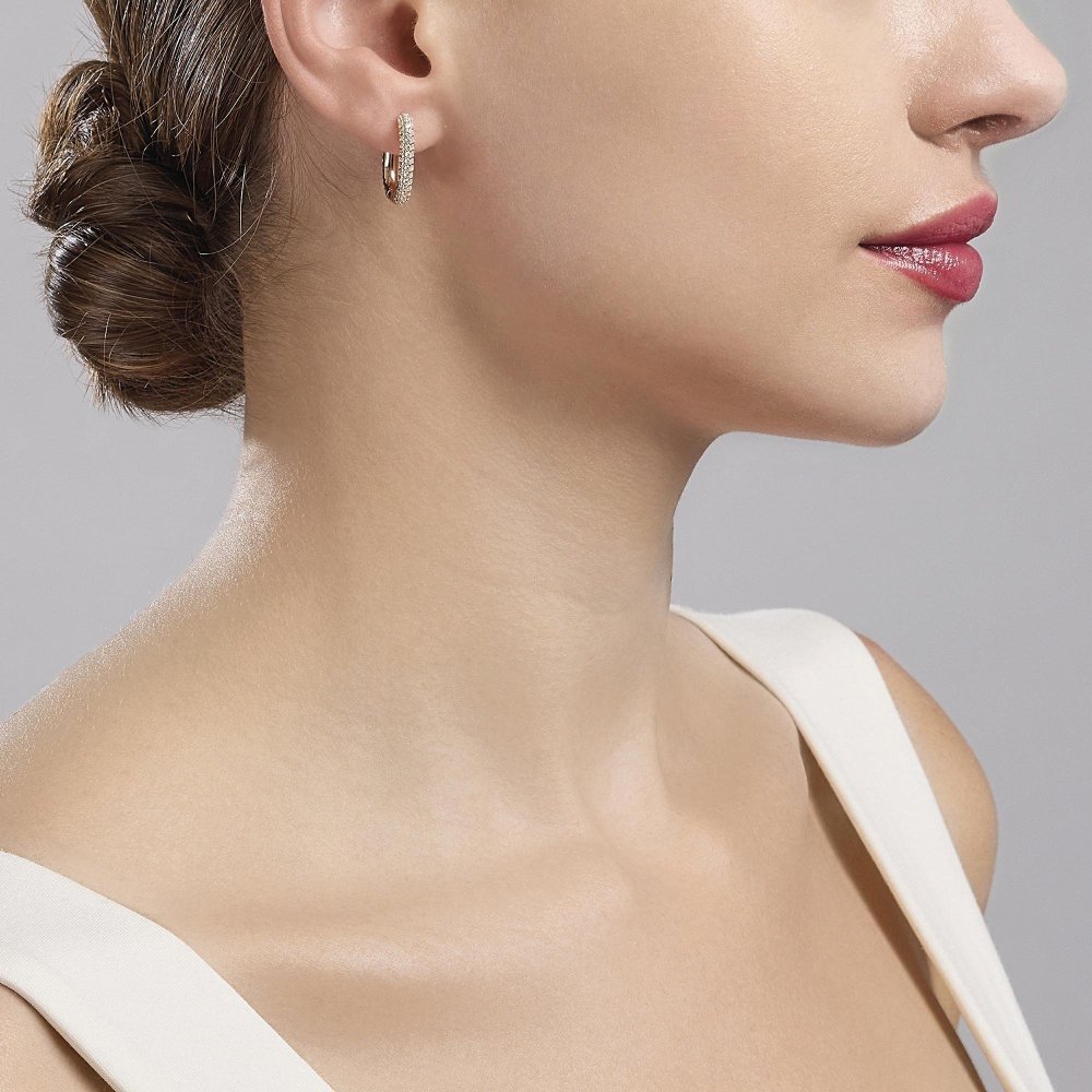 Mabina - Orecchini Couture - Argento - Zirconi