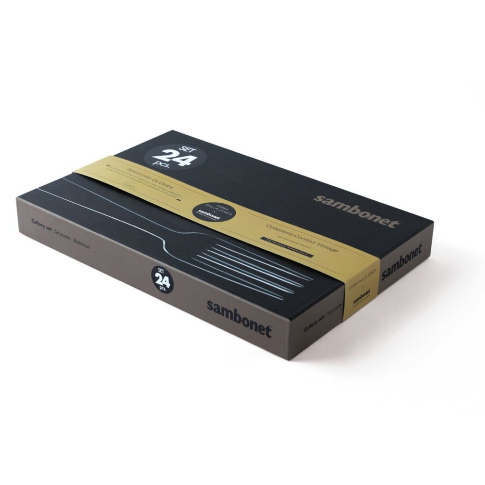 Sambonet - Servizio Tavola Contour - Acciaio Inox