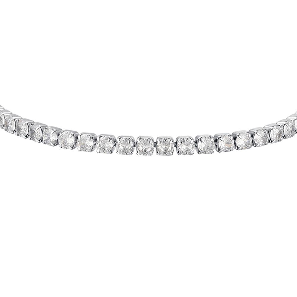 Luca Barra - Bracciale Tennis - Acciaio - Cristalli
