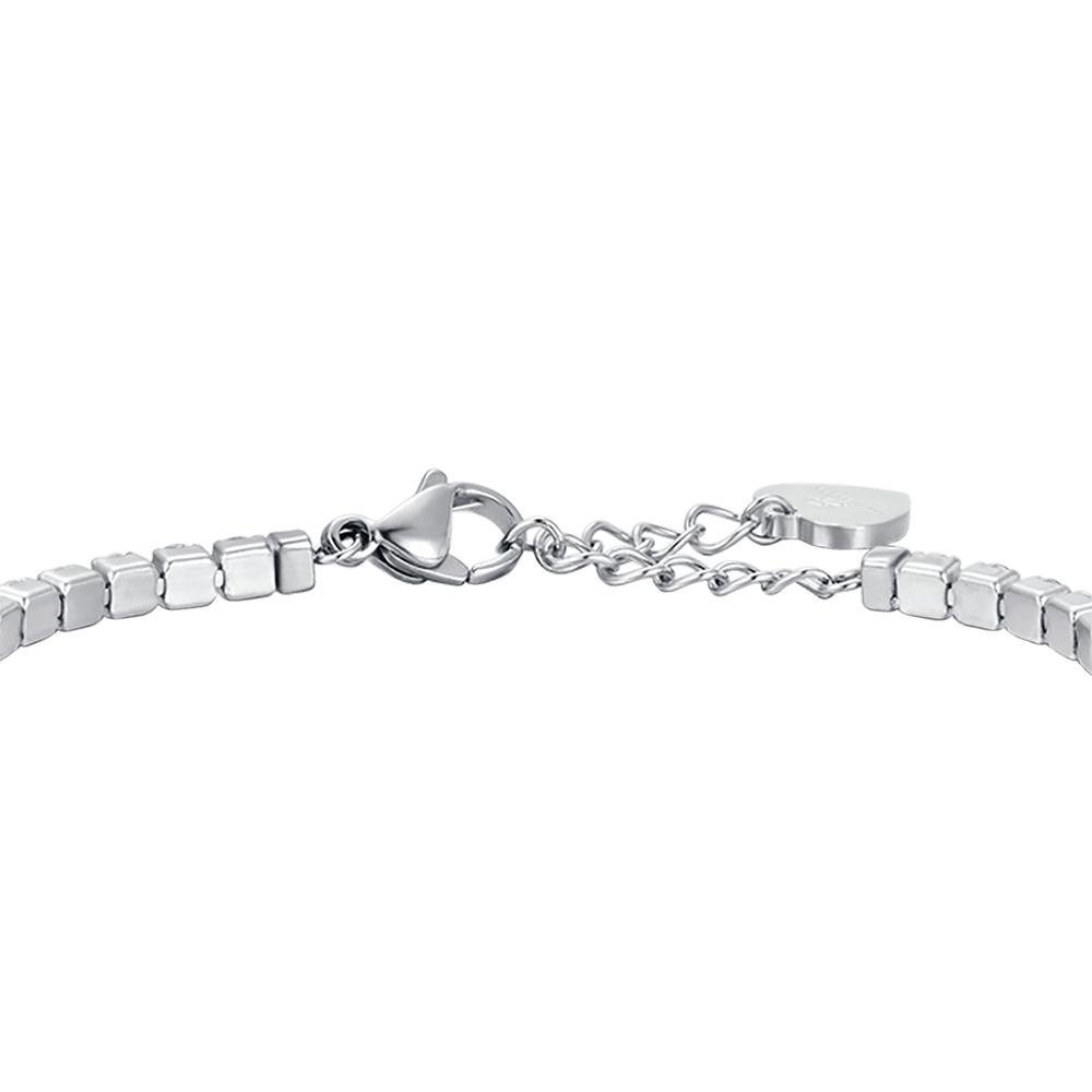Luca Barra - Bracciale Tennis - Acciaio - Cristalli