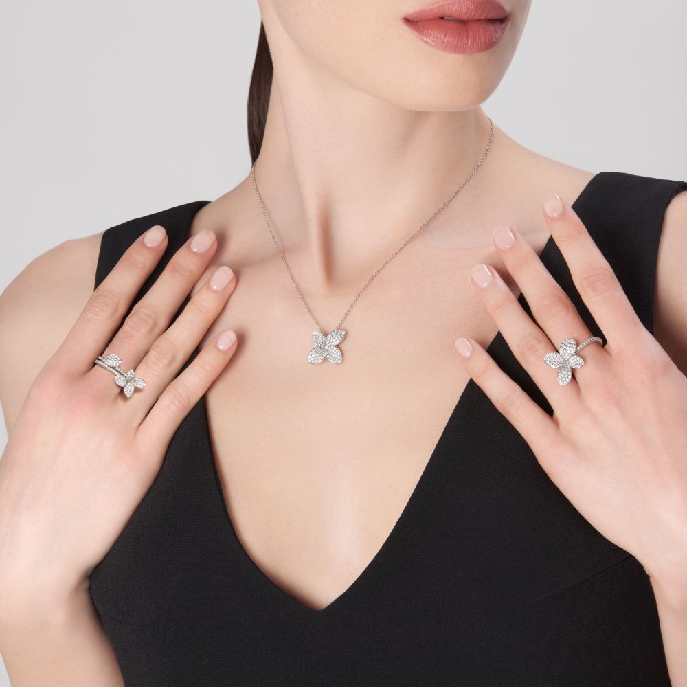 Pasquale Bruni - Collana Petit Garden - 18K White Gold - Diamonds