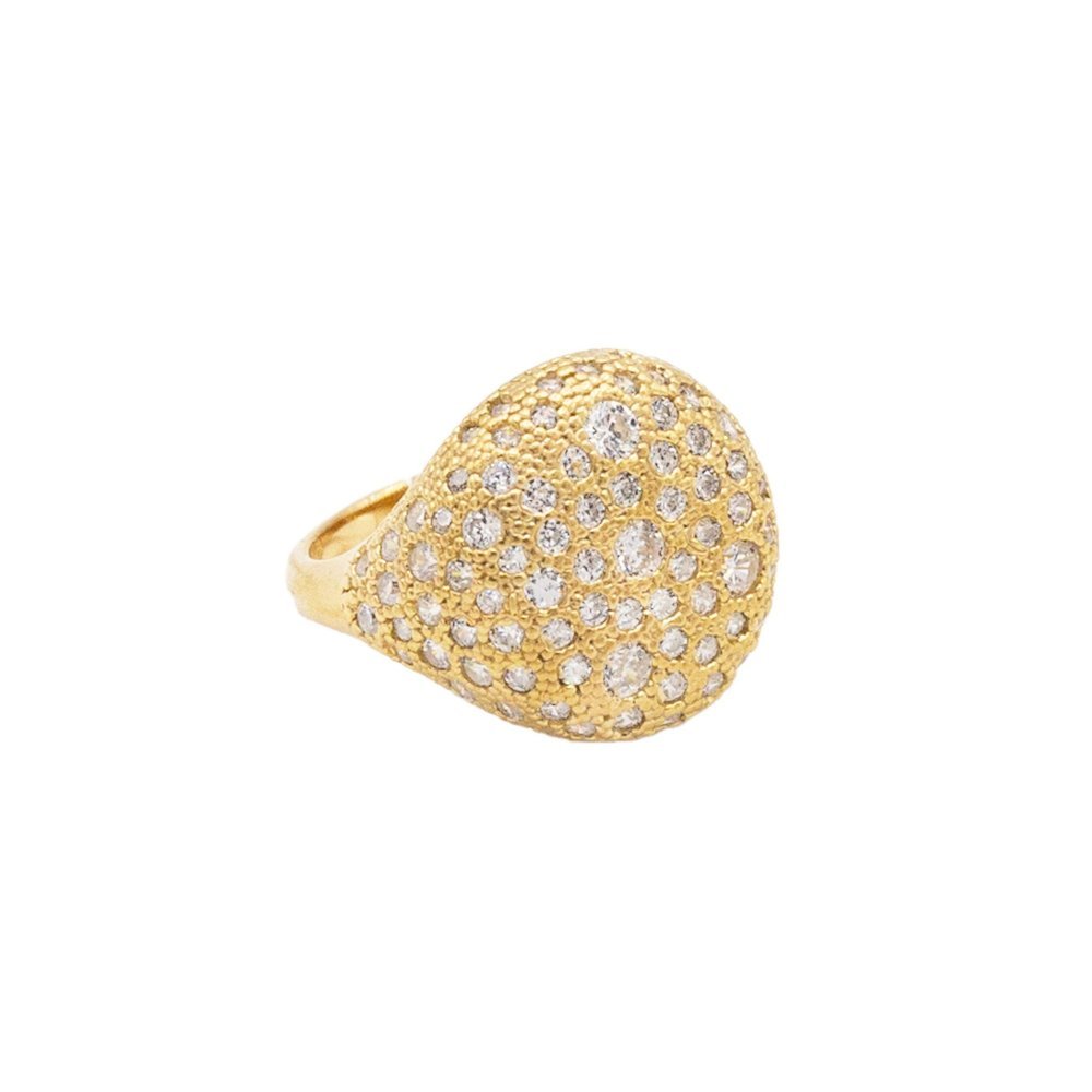 Alisei Milano - Anello Pavè Scudo - Elegante - Raffinato