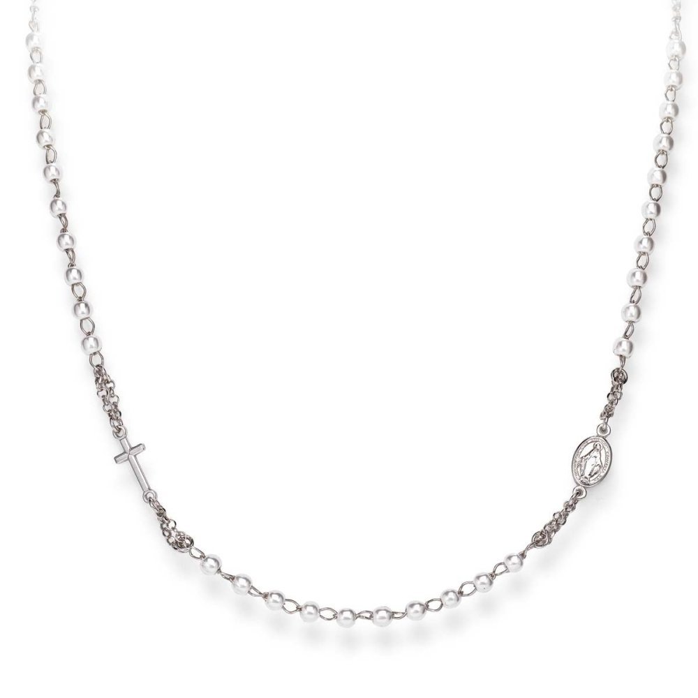 Amen - Rosario Girocollo - Perle - Argento 925