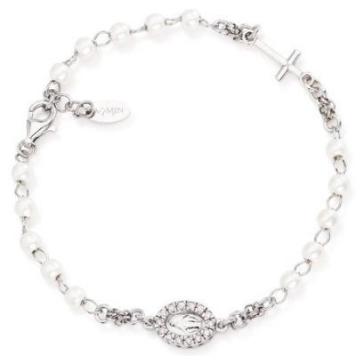 Amen - Bracciale Rosario Miracolosa - Argento