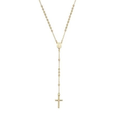 Amen - Rosario Classico - Grani Diamantati - Dorato