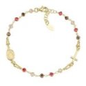 Amen - Bracciale Rosario - Cristalli Multicolor