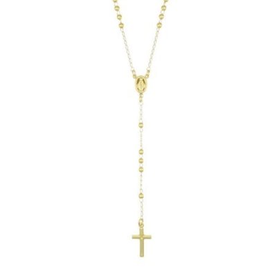 Amen - Rosario Classico Dorato - Argento 925