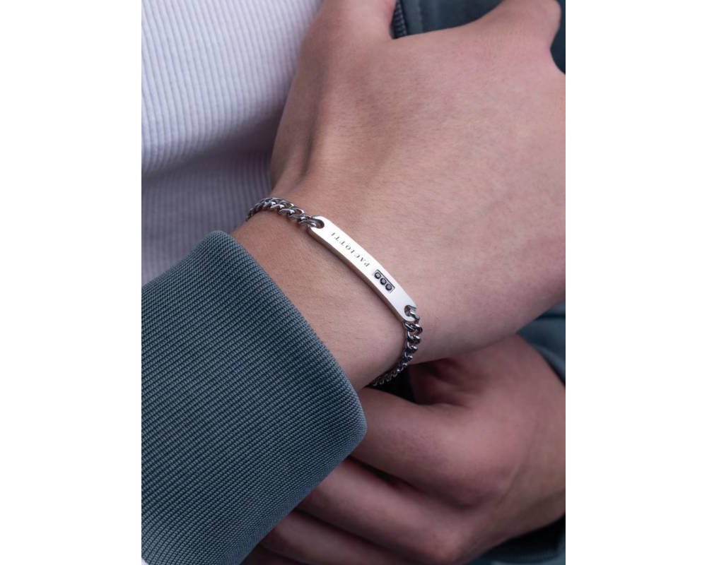 4Us Cesare Paciotti - Bracciale Uomo - Acciaio