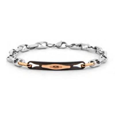 4Us Cesare Paciotti - Bracciale Uomo - Acciaio Pvd