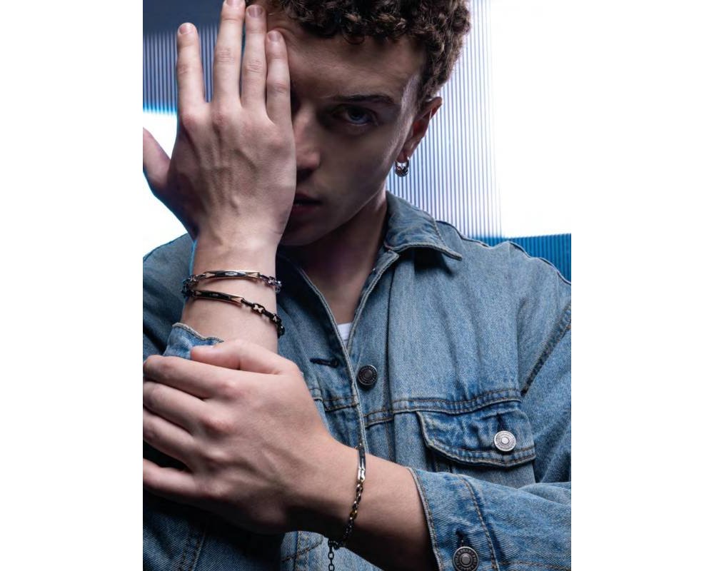 4Us Cesare Paciotti - Bracciale Uomo - Acciaio