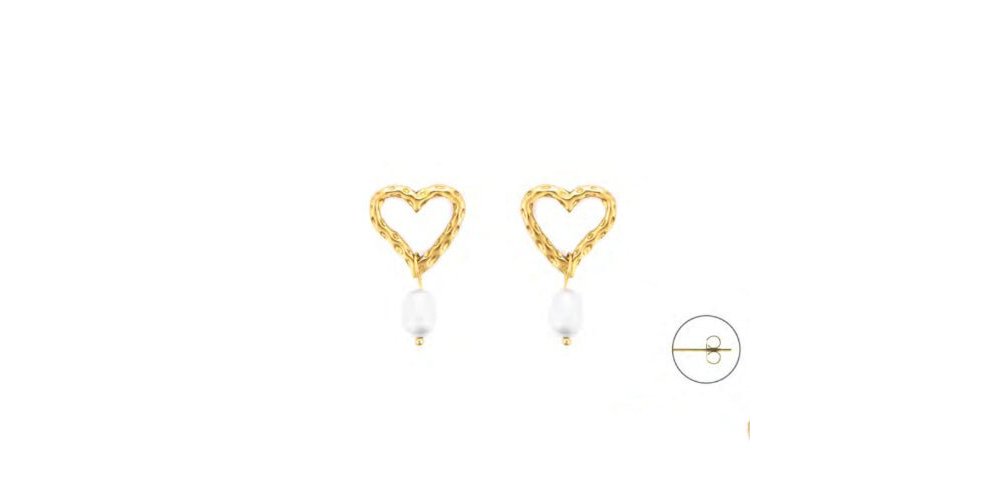 4Us Cesare Paciotti - Orecchini Donna - Acciaio - Perle