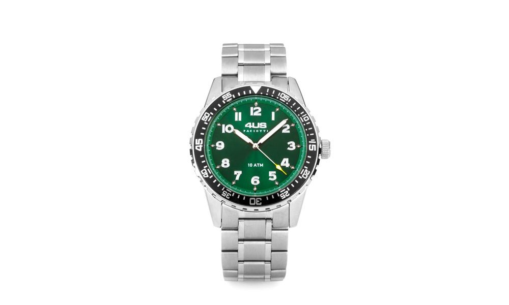 4Us Cesare Paciotti - Orologio Uomo Verde - Acciaio