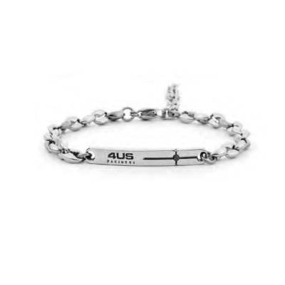 4Us Cesare Paciotti - Bracciale Uomo - Acciaio