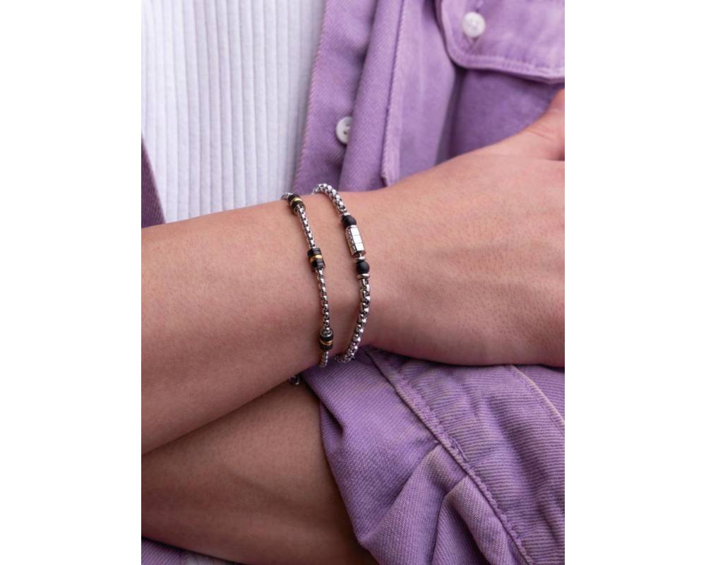 4Us Cesare Paciotti - Bracciale Uomo - Acciaio