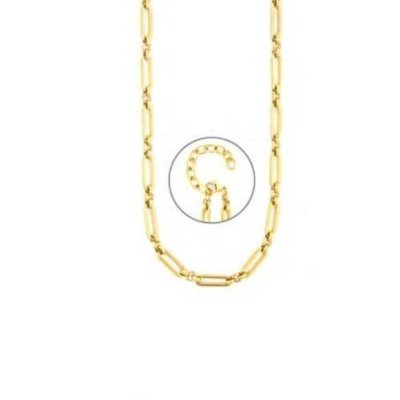 4Us Cesare Paciotti - Collana Uomo - Acciaio Oro