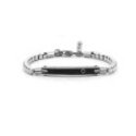 4Us Cesare Paciotti - Bracciale Uomo - Acciaio Nero