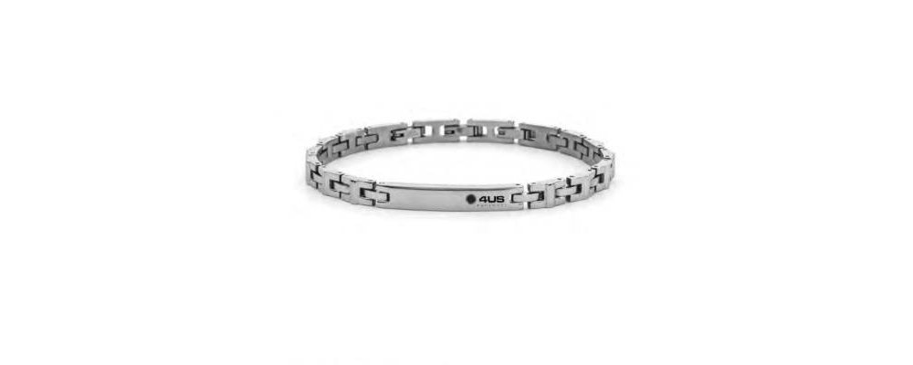 4Us Cesare Paciotti - Bracciale Uomo - Acciaio