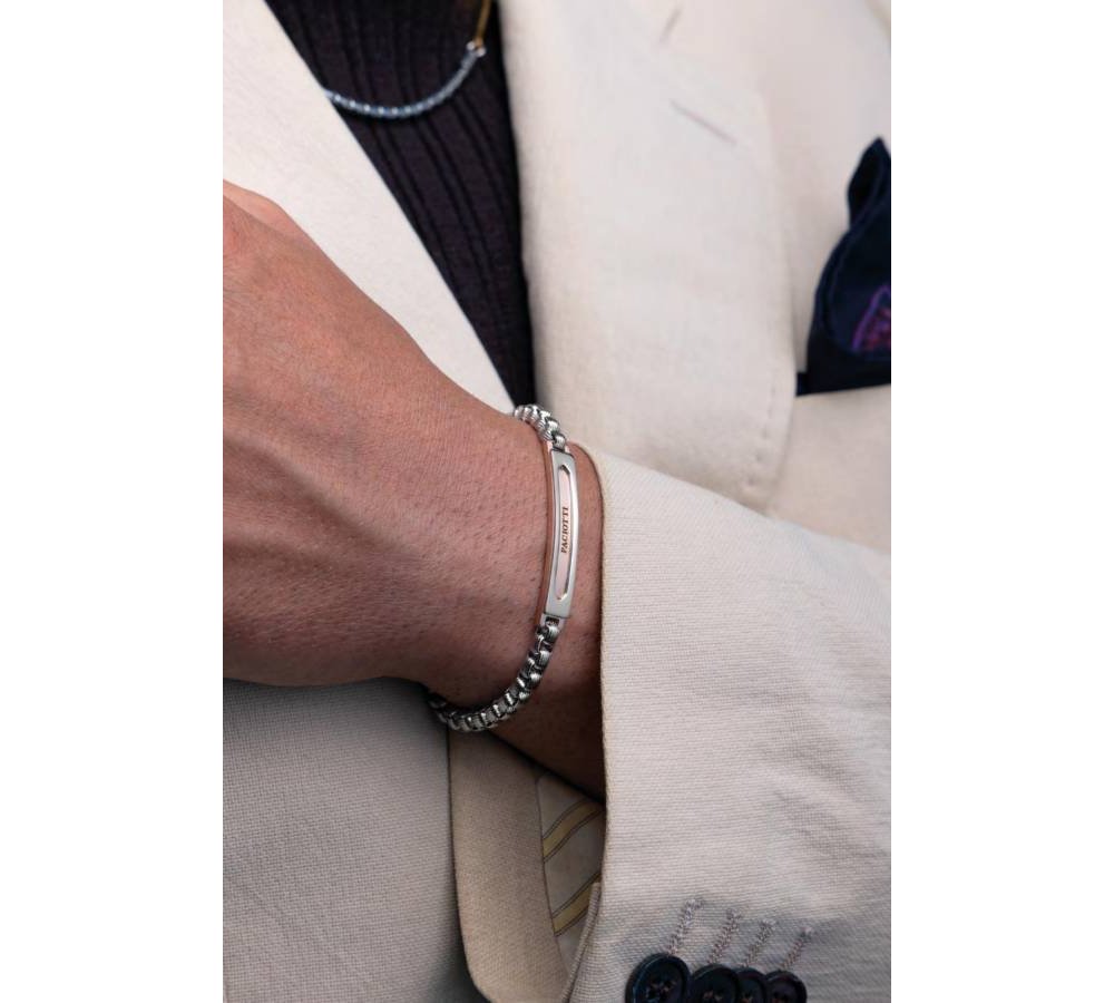 4Us Cesare Paciotti - Bracciale Uomo - Acciaio