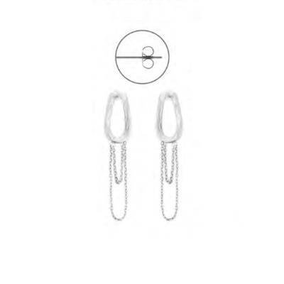 4Us Cesare Paciotti - Orecchini - Acciaio - Donna