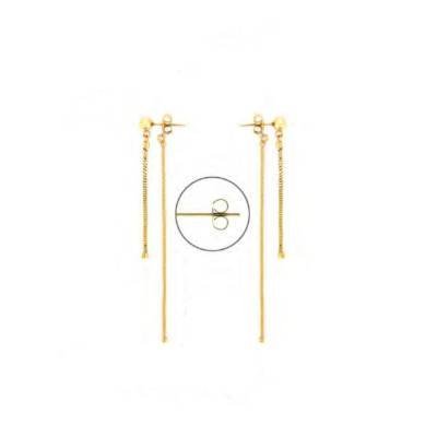 4Us Cesare Paciotti - Orecchini Pendente - Acciaio