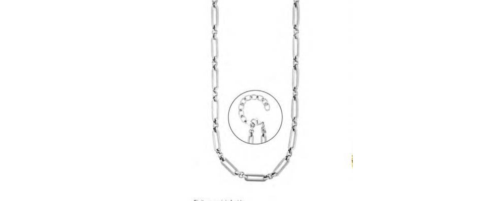 4Us Cesare Paciotti - Collana Uomo - Acciaio