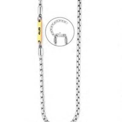 4Us Cesare Paciotti - Collana Uomo - Acciaio