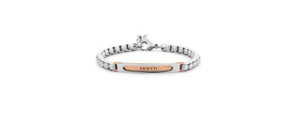 4Us Cesare Paciotti - Bracciale Uomo - Acciaio