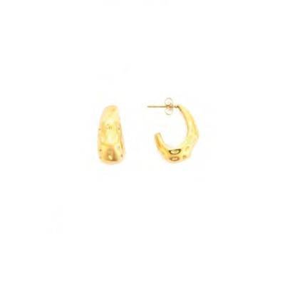 4Us Cesare Paciotti - Orecchini Semicerchio - Acciaio