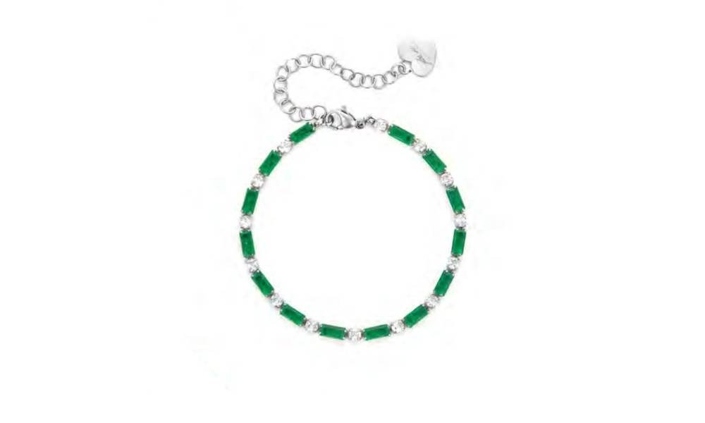 4Us Cesare Paciotti - Bracciale Tennis - Acciaio