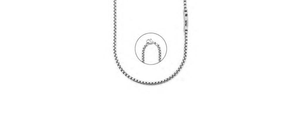 4Us Cesare Paciotti - Collana Uomo - Acciaio