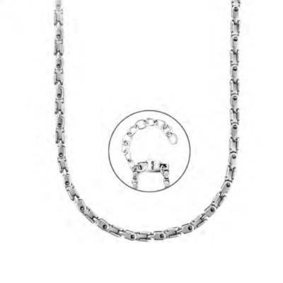 4Us Cesare Paciotti - Collana Uomo - Acciaio