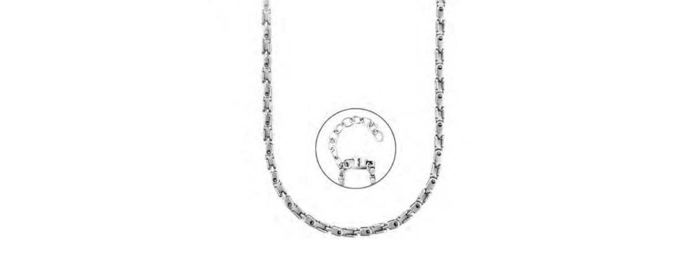 4Us Cesare Paciotti - Collana Uomo - Acciaio