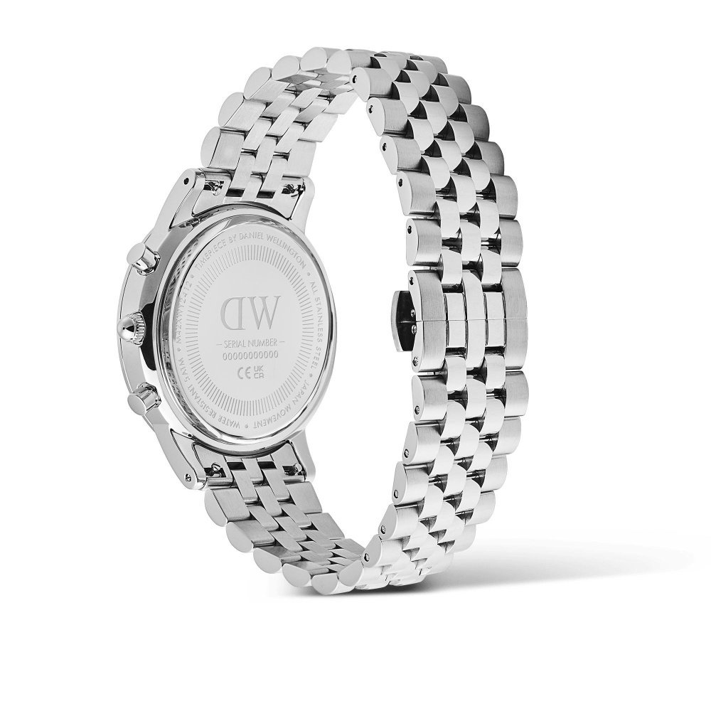 Daniel Wellington - Iconico Cronografo - Acciaio Inossidabile - Bianco