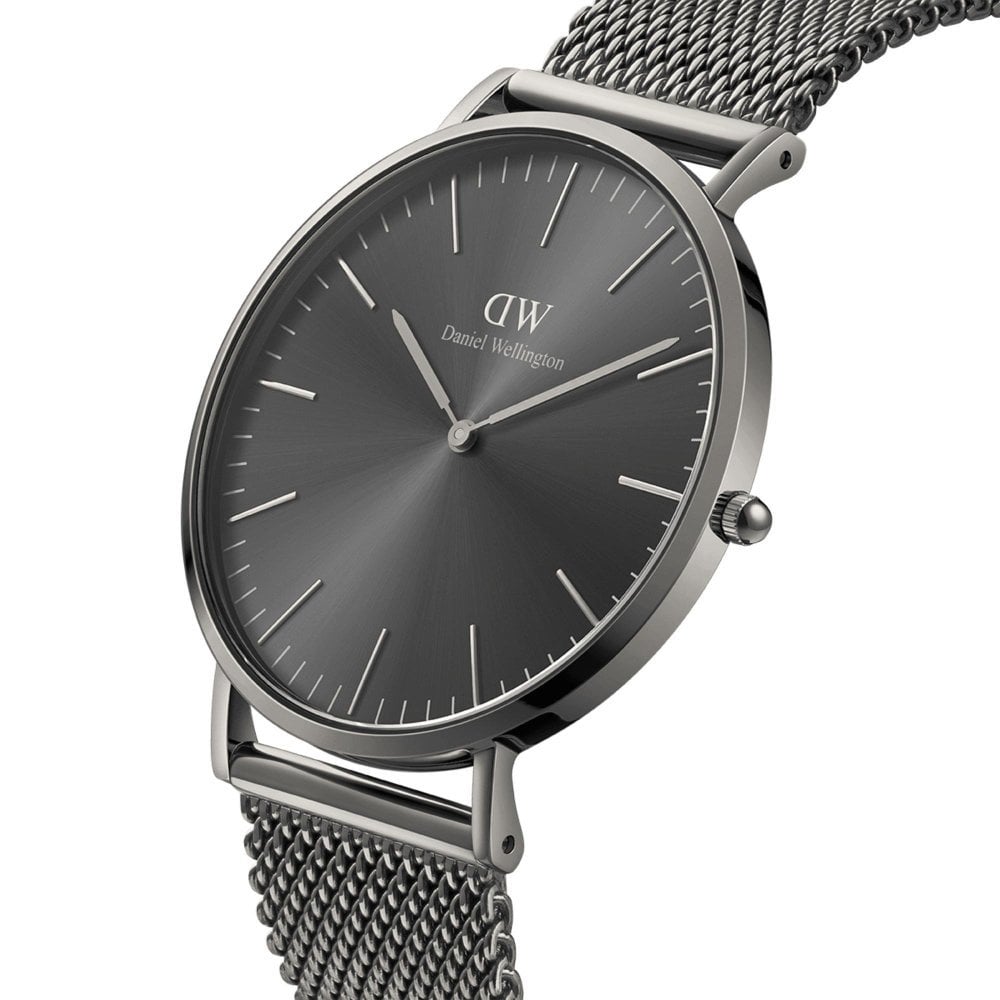 Daniel Wellington - Classico Mesh Grafite - Acciaio