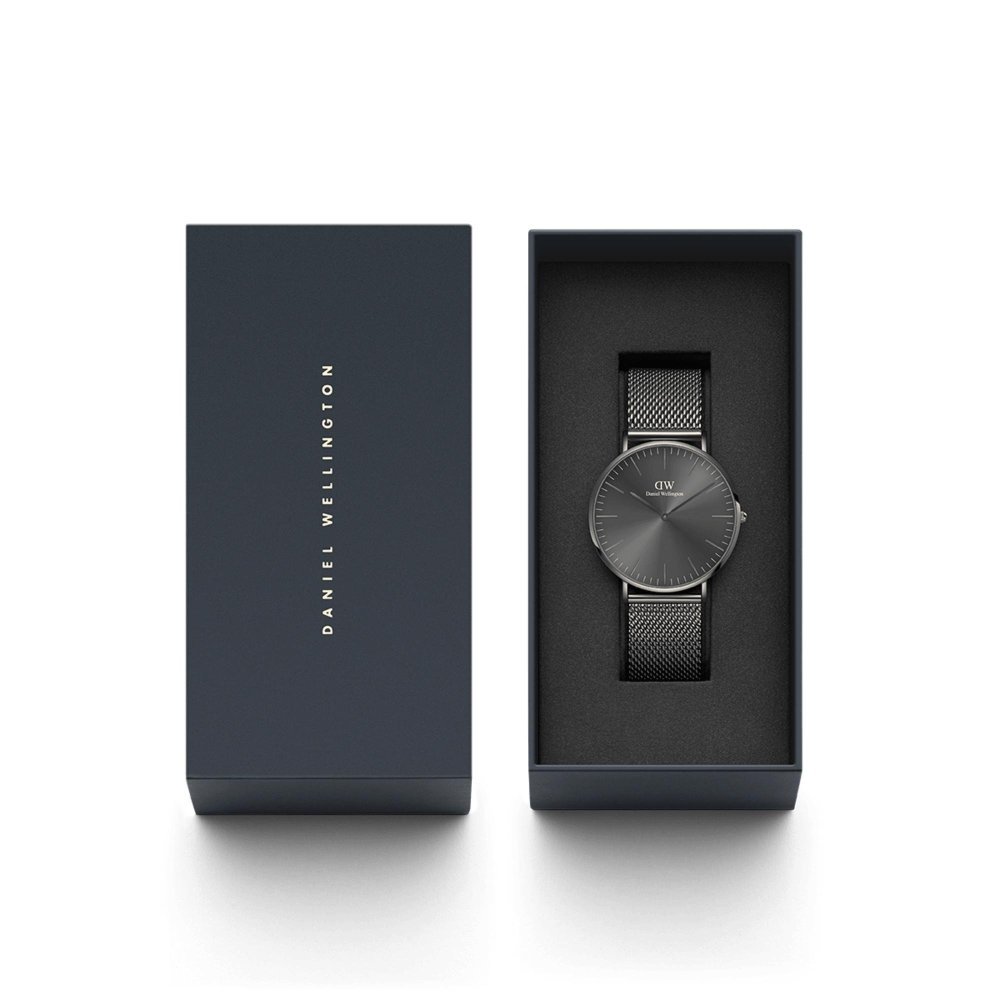 Daniel Wellington - Classico Mesh Grafite - Acciaio